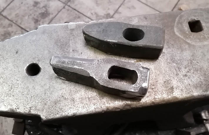 Marteau réalisé en stage de forge